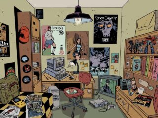 „Pokój polskiego gracza”. Legendarny autor komiksów z grafikami na CD-Action Expo