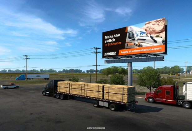 W American Truck Simulator możesz znaleźć pracę. Prawdziwą