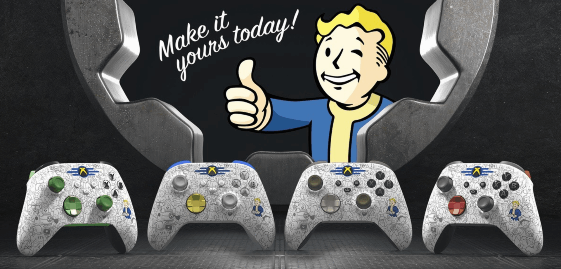 Xbox przygotował serię padów inspirowanych marką Fallout