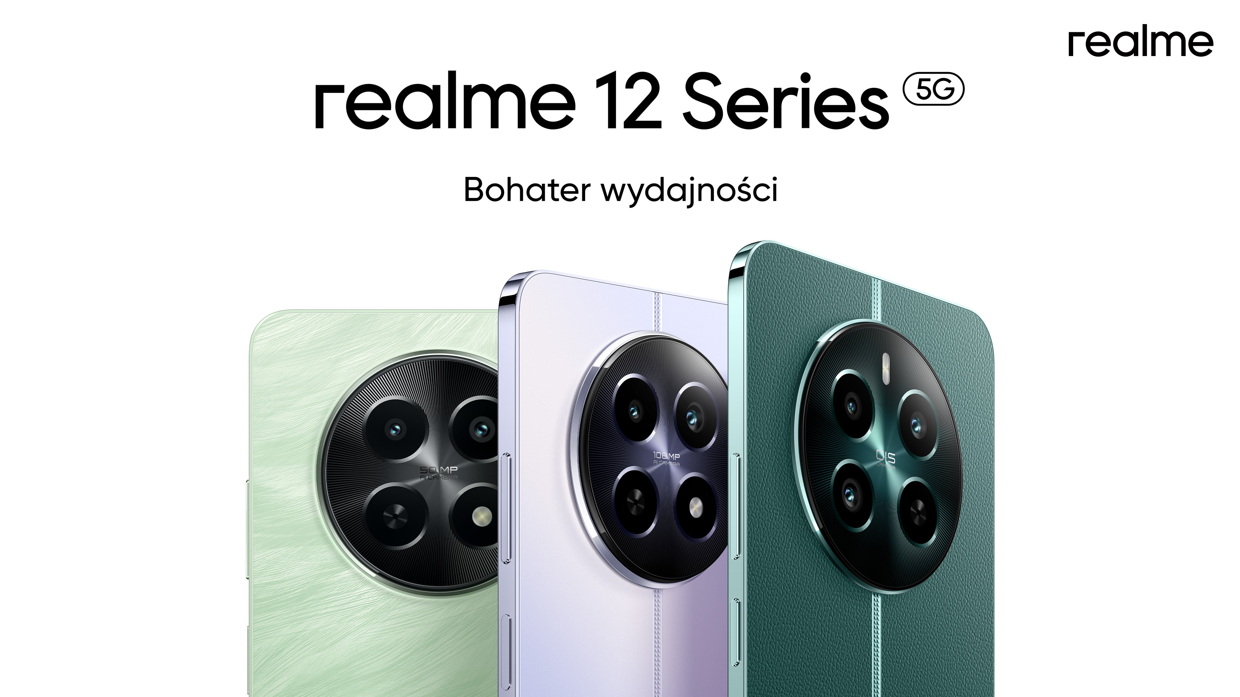 realme wprowadza na polski rynek „bohaterów wydajności”. Nowe smartfony z serii realme 12 5G