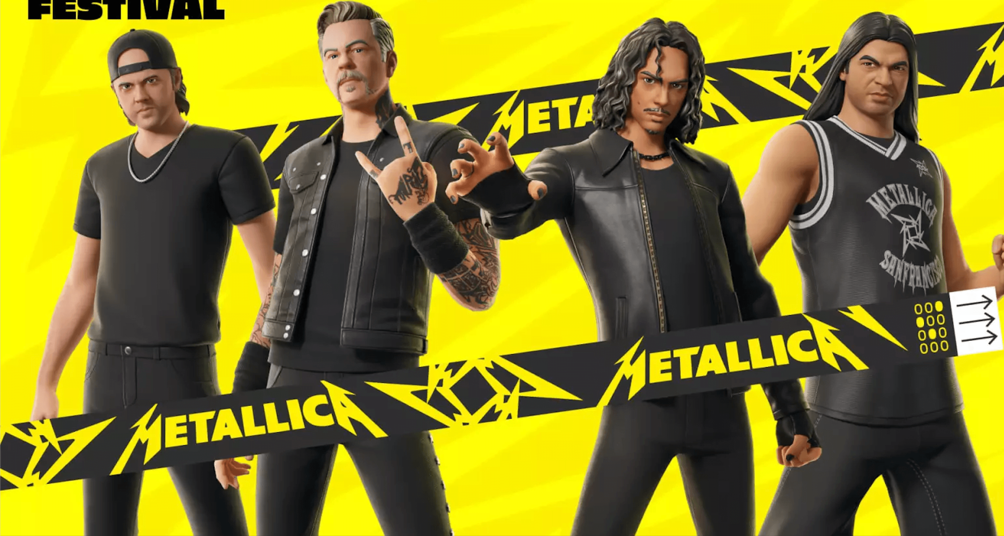 Metallica zagra koncert w Fortnicie. Będą też skiny i nowy tryb