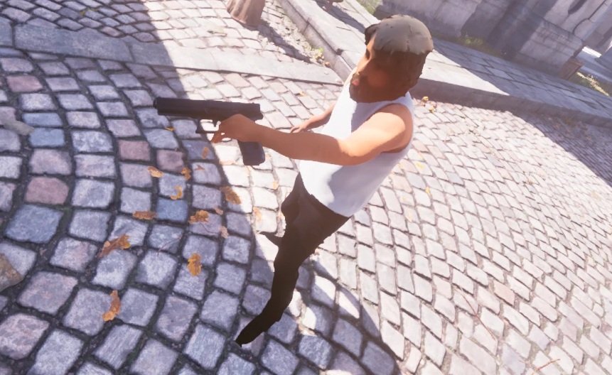 Moderzy zmienili remaster Obliviona w FPS-a. Po co strzelać z łuku, jak ma się w ręce Glocka