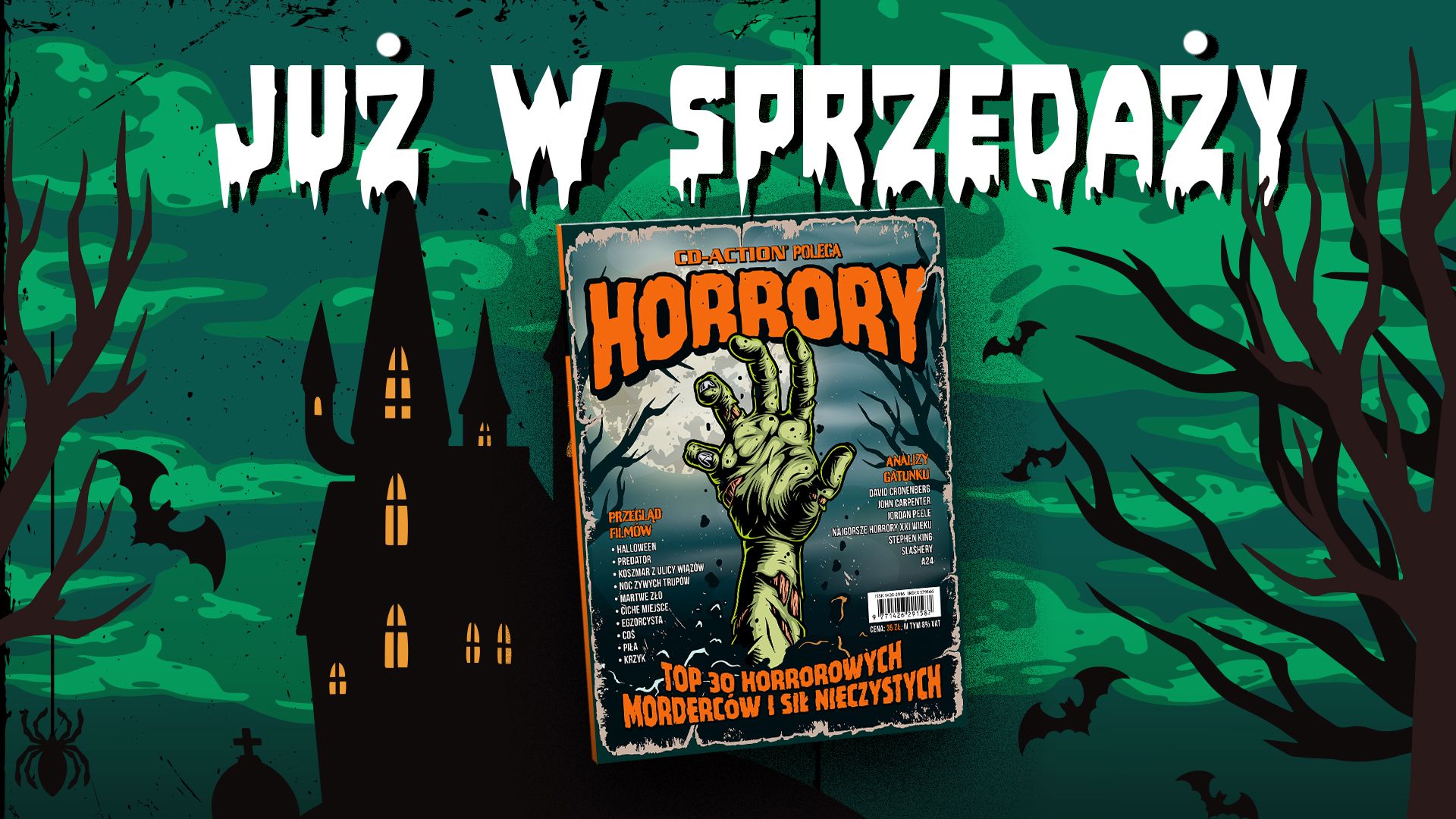 CD-Action Horrory już w sprzedaży! Kup magazyn w naszym sklepie albo w punktach z prasą