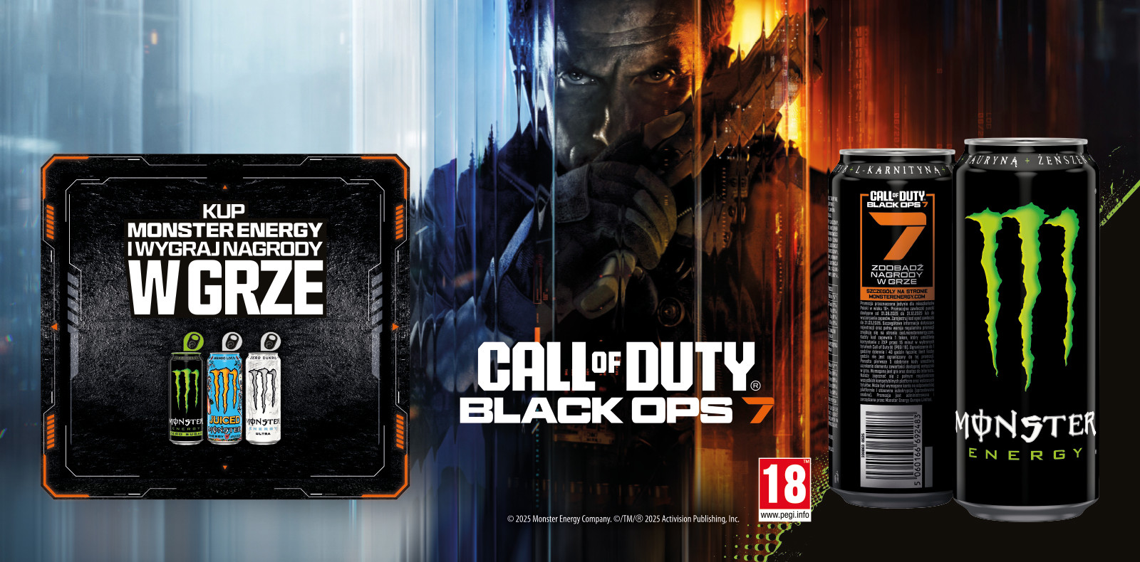 Monster Energy i Call of Duty ponownie łączą siły. Oferują unikalne nagrody w grze
