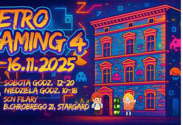 RETRO GAMING w FILARACH 4. Zapraszamy na Festiwal Gier Komputerowych i Konsolowych z lat 80. i 90.