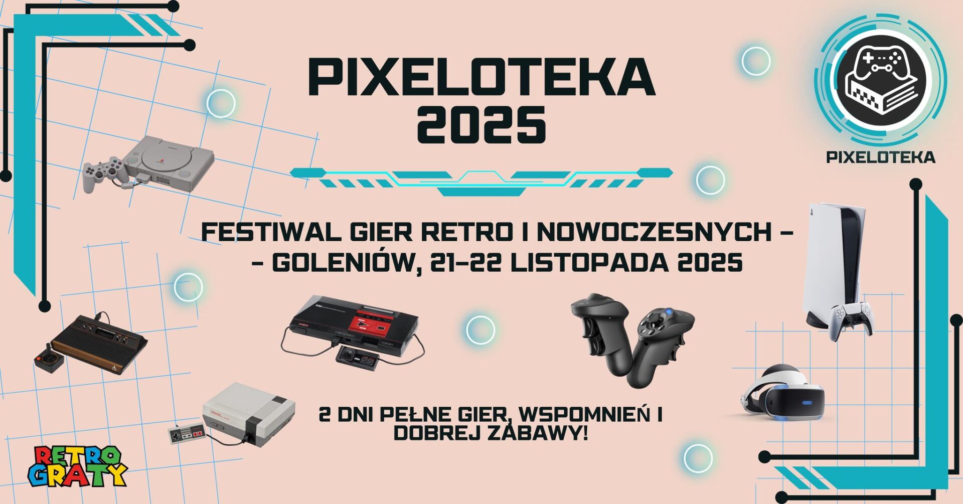 Zapraszamy na Pixelotekę! Święto gier, pasji i wspomnień w Goleniowie