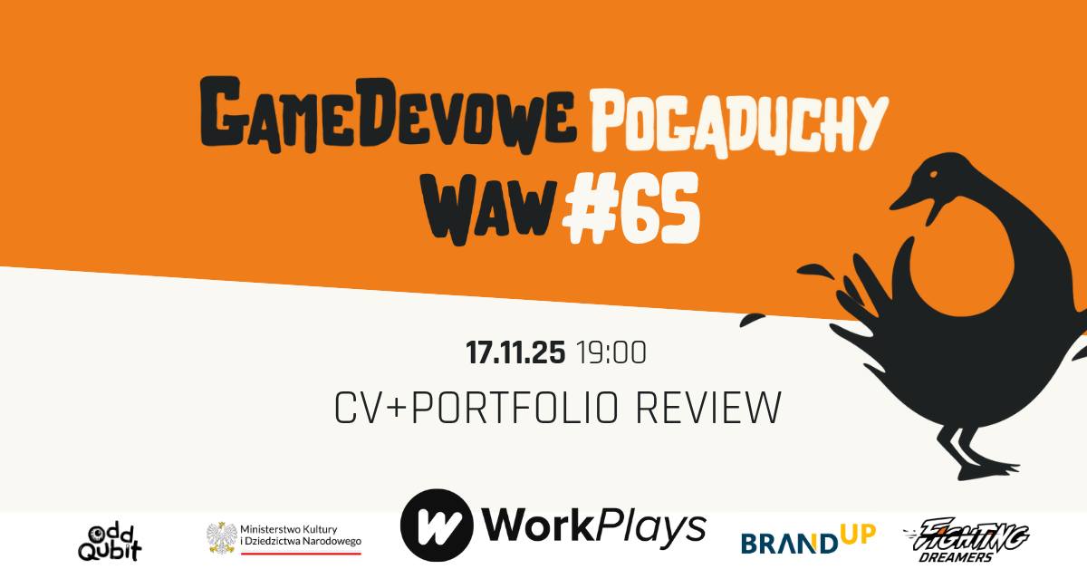 Zapraszamy na Gamedevowe Pogaduchy. Weź udział w rekrutacyjnym Eldorado