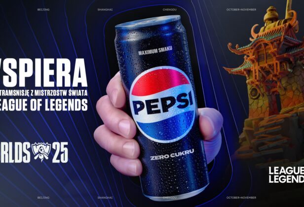 Mistrzowskie emocje zero cukru. Pepsi wspiera polską transmisję Worlds 2025 
