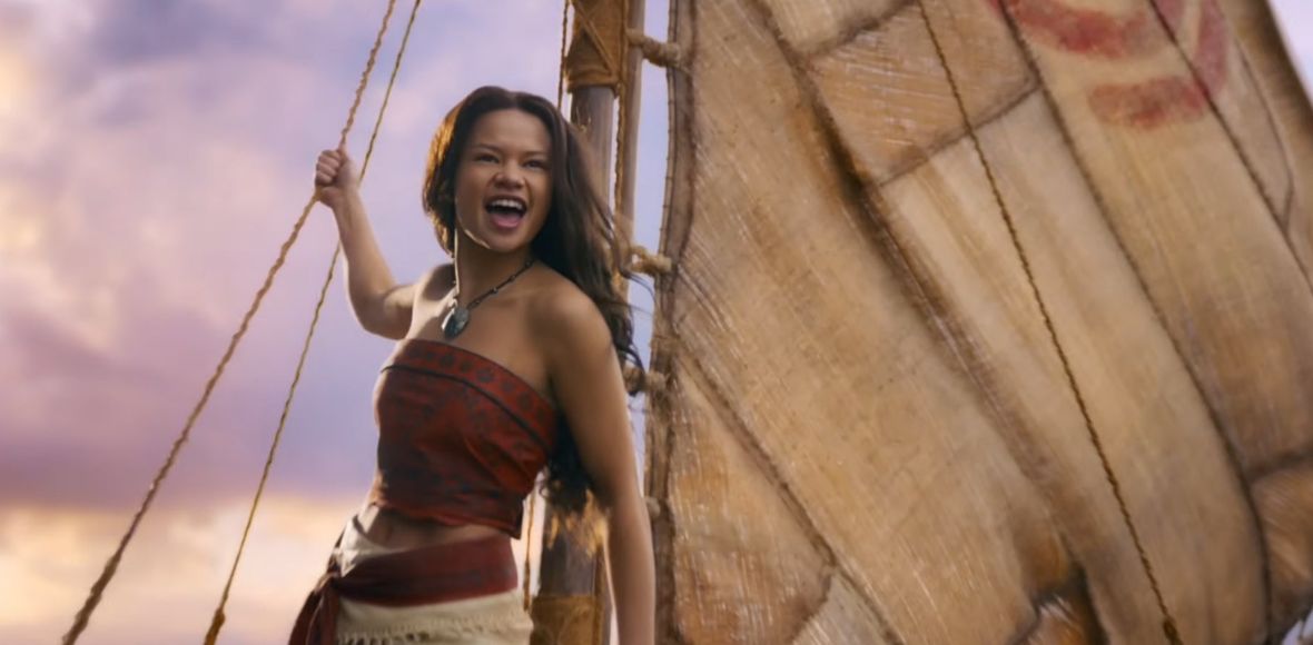 Aktorska wersja „Vaiany” na pierwszym teaserze. Zobaczcie, jak prezentują się Catherine Laga’aia i Dwayne Johnson w głównych rolach