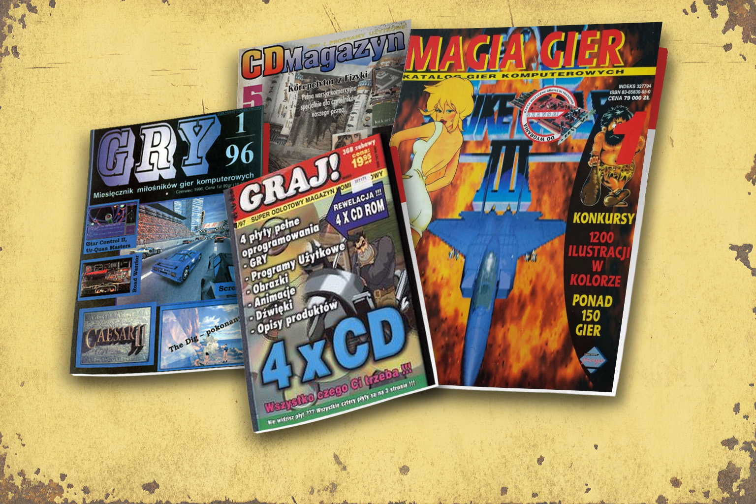 Wspominamy ZAPOMNIANE CZASOPISMA GROWE – Gry, Magia Gier, CD&nbsp;Magazyn, Graj! [CZĘŚĆ 1]