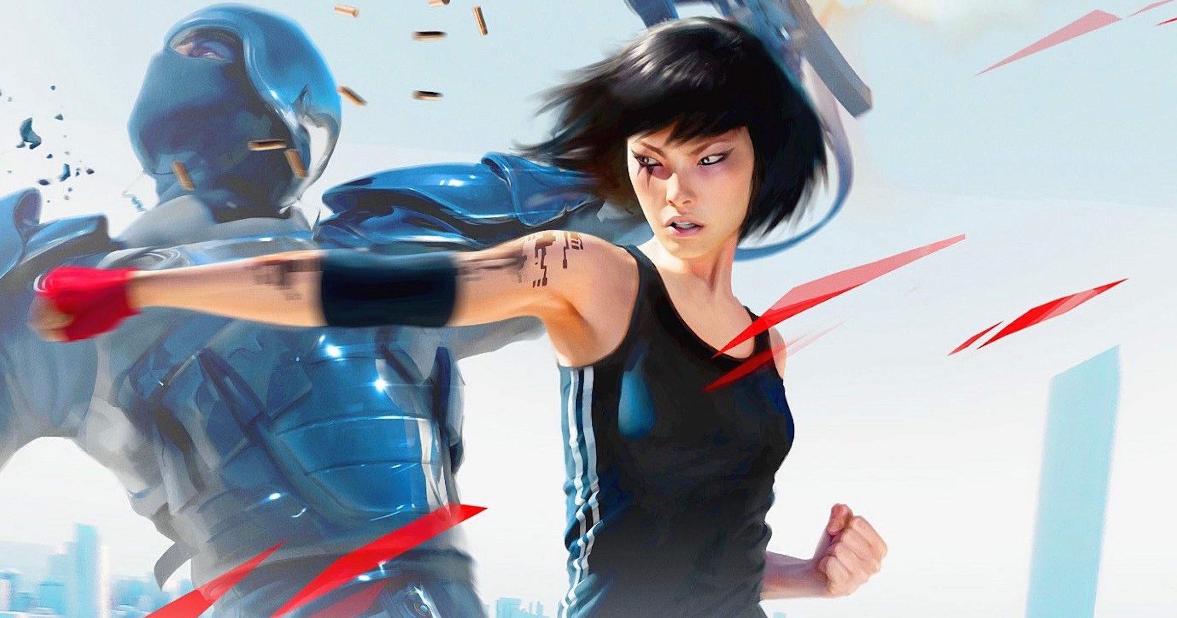 Mirror’s Edge mogło wyglądać jak Fallout 3. To&nbsp;jednak minimalistyczna estetyka sprawiła, że&nbsp;gra stała się czytelniejsza