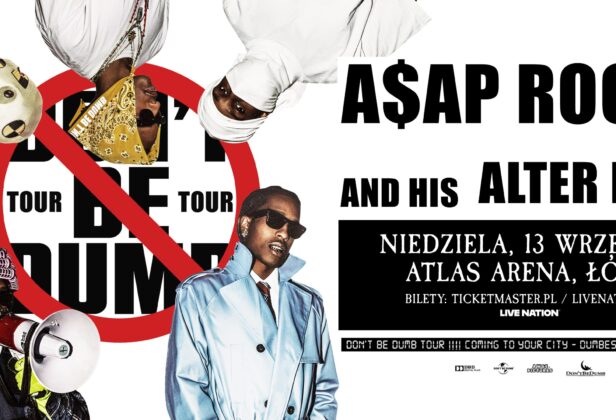 A$AP Rocky ogłasza światową trasę Don’t Be&nbsp;Dumb. Wystąpi w&nbsp;łódzkiej Atlas Arenie