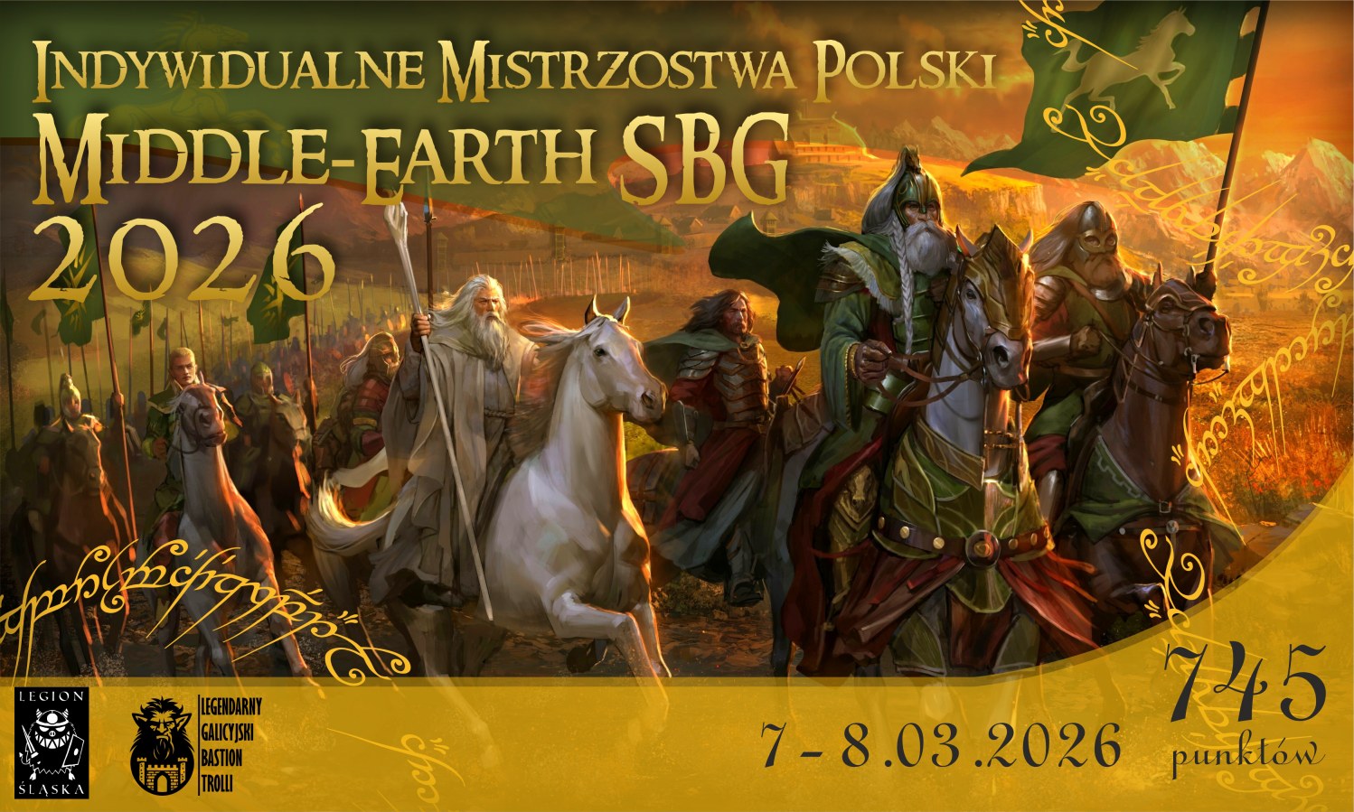 Zapraszamy na&nbsp;Indywidualne Mistrzostwa Polski Middle-Earth SBG 2026