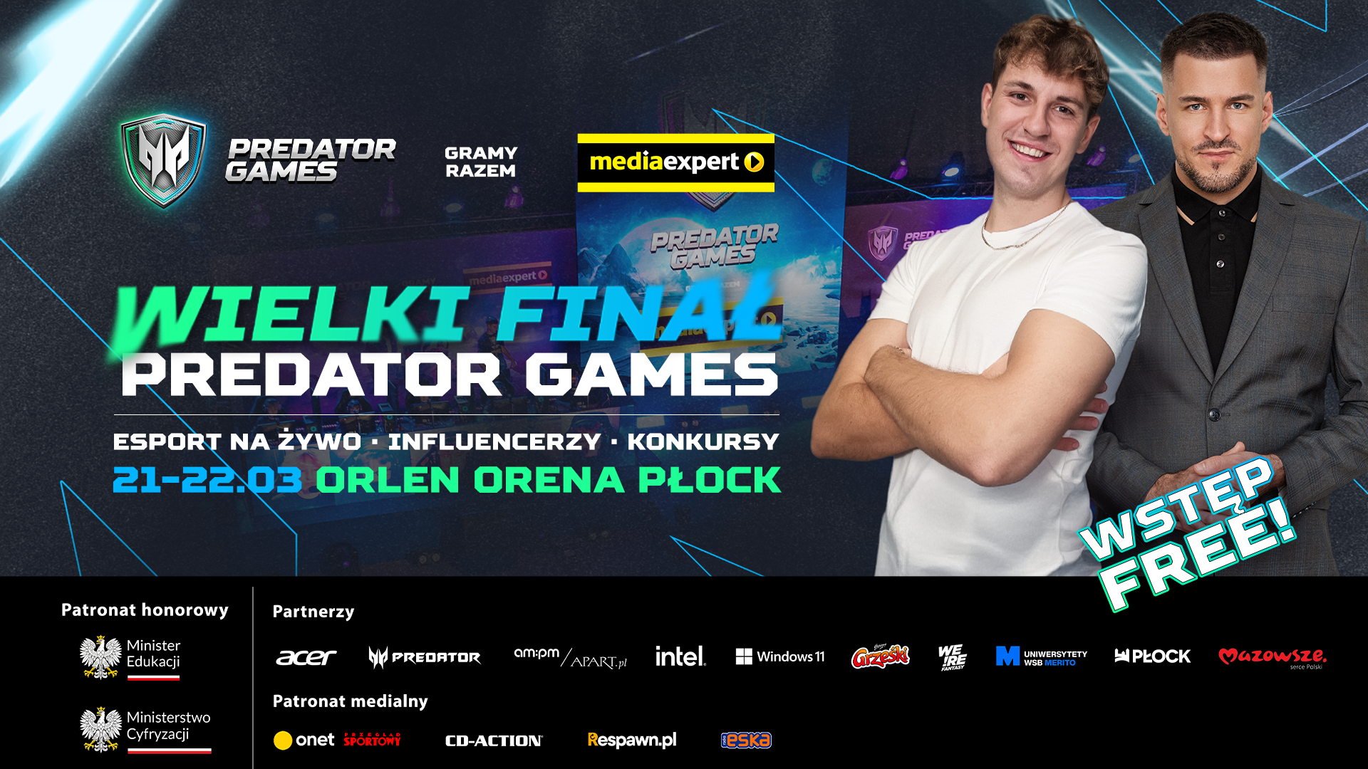 Predator Games w&nbsp;Płocku – esport i&nbsp;influencerzy na&nbsp;żywo