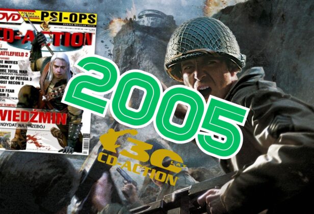 Pierwsza okładka CD-Action z&nbsp;wiedźminem, wielka obniżka cen magazynu i&nbsp;najlepsza drugowojenna strzelanka w&nbsp;historii. Przypominamy najważniejsze wydarzenia z&nbsp;2005 roku [30 LAT CDA]