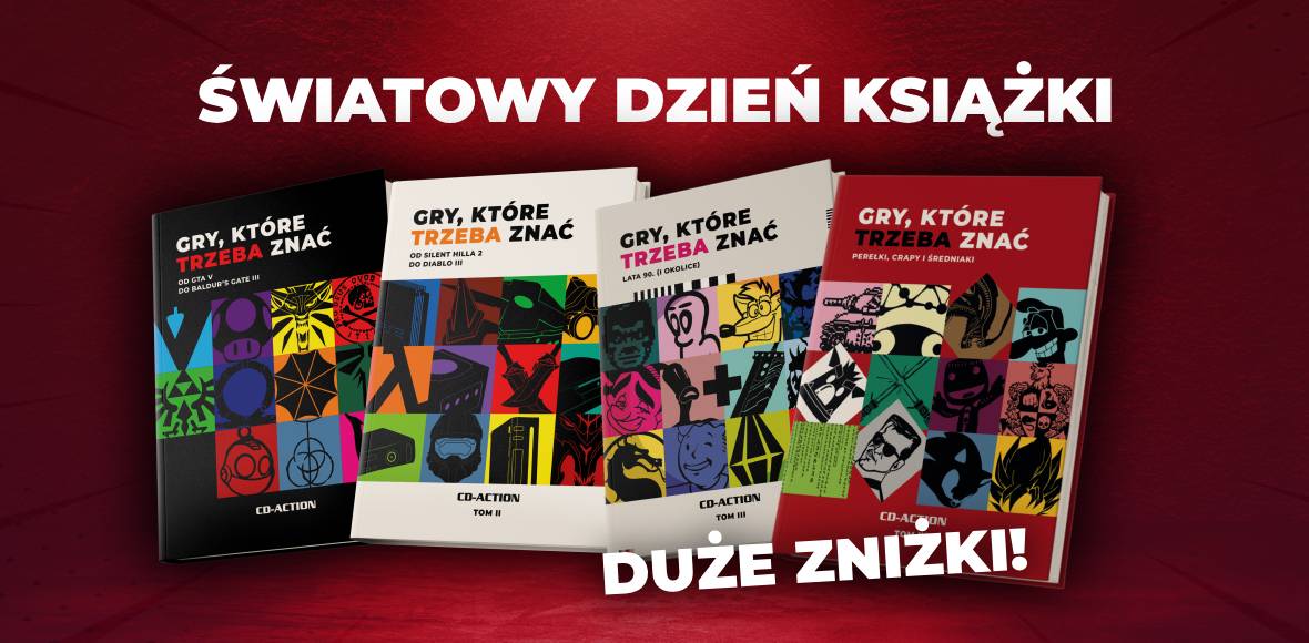 Książki „Gry, które trzeba znać” teraz znacznie taniej! Skorzystaj z&nbsp;promocji na&nbsp;Światowy Dzień Książki