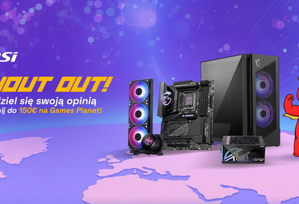 MSI nagradza swoich użytkowników. Podziel się opinią i&nbsp;zgarnij nawet 150 euro na&nbsp;gry