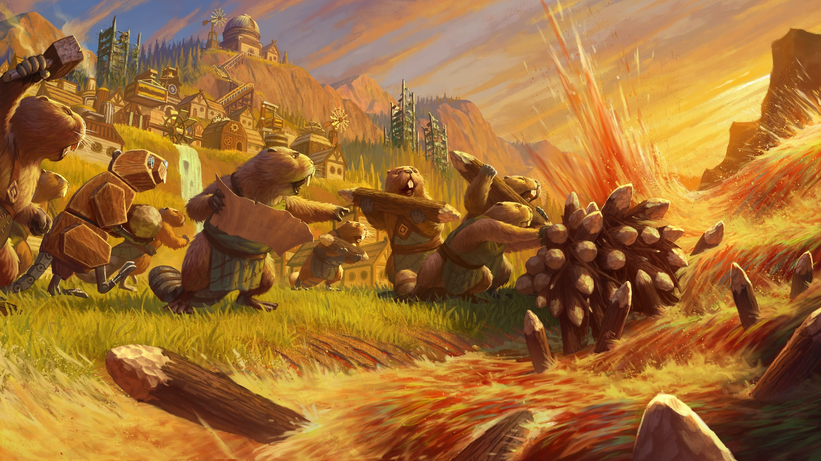 Timberborn – recenzja. Ta&nbsp;strategia z&nbsp;bobrami to&nbsp;nasza nowa duma narodowa