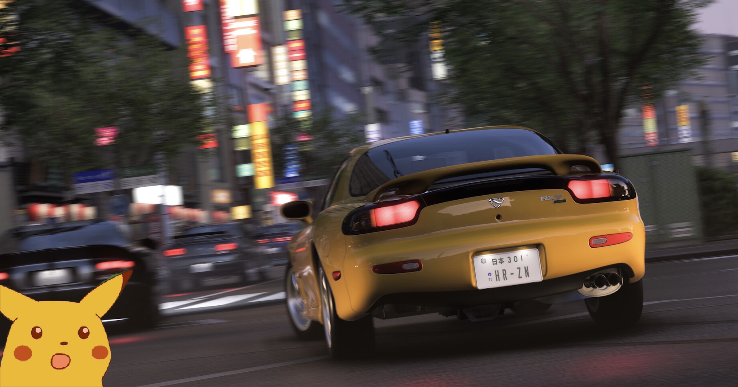 Forza Horizon 6 z&nbsp;nawiązaniem do&nbsp;Pokemonów. Na&nbsp;antenie jednej ze&nbsp;stacji radiowych pojawia się „pewna japońska gra o&nbsp;kolekcjonowaniu”