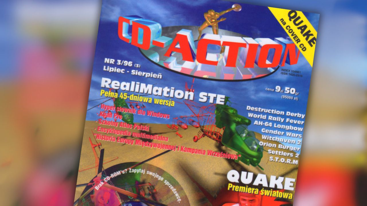 Moja pierwsza recenzja dla CD-Action, pierwsza recenzja Mac Abry i&nbsp;pierwsza zapowiedź Smugglera. Sprawdzamy trzeci numer CDA w historii (02/1996)