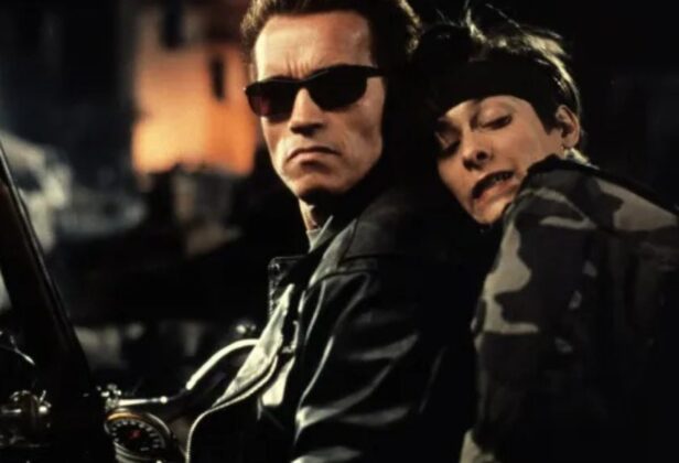 „Terminator 2: Dzień sądu” wraca do&nbsp;kin z&nbsp;okazji 35. rocznicy premiery. James Cameron żartuje ze&nbsp;spoilerów o&nbsp;walce z&nbsp;AI