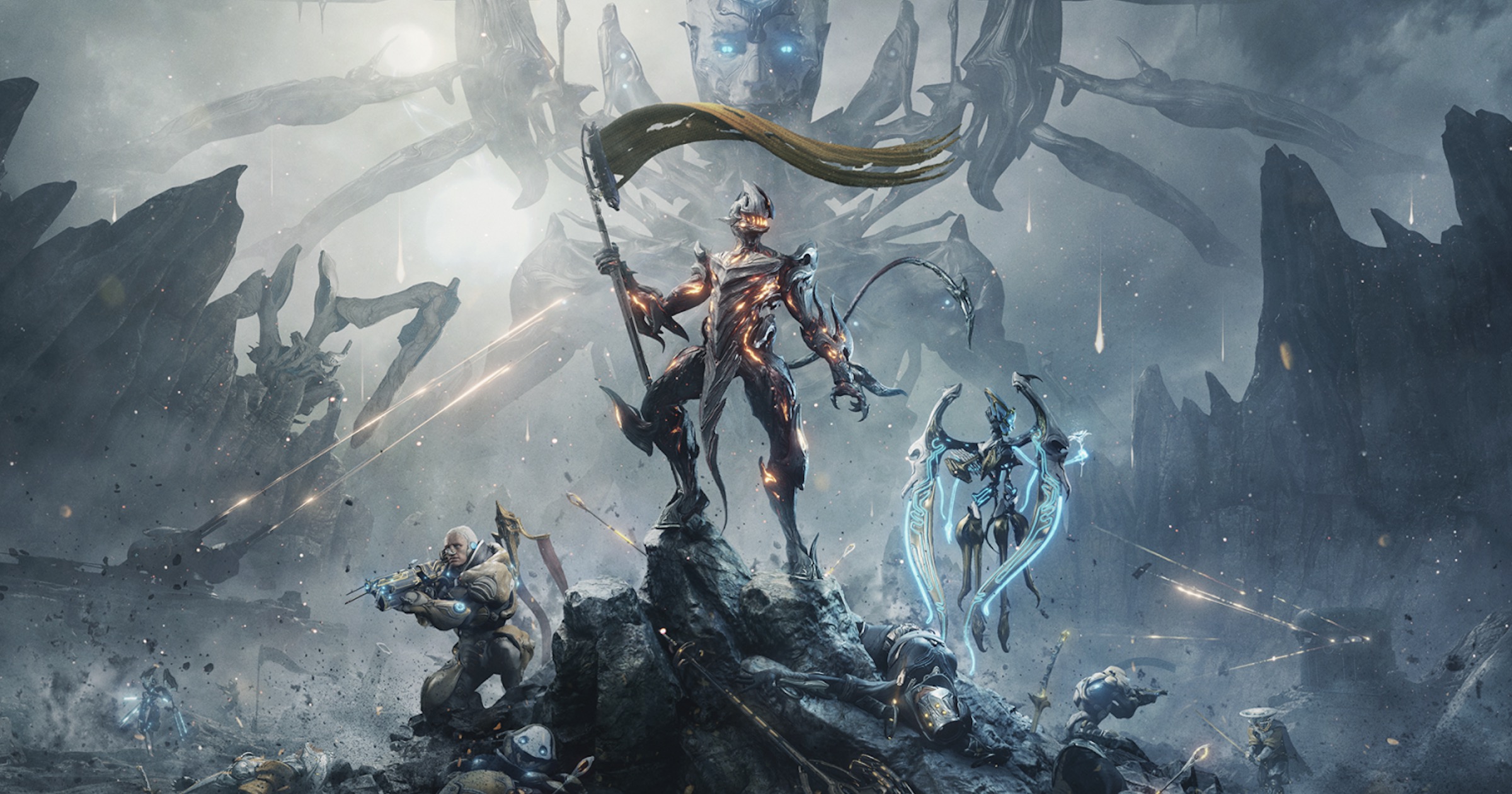 „Koniec rozwoju Destiny 2 napawa nas smutkiem”. Warframe wciąż przyciąga ogromne liczby graczy, ale&nbsp;jego twórcy nie&nbsp;cieszą się z problemów Bungie
