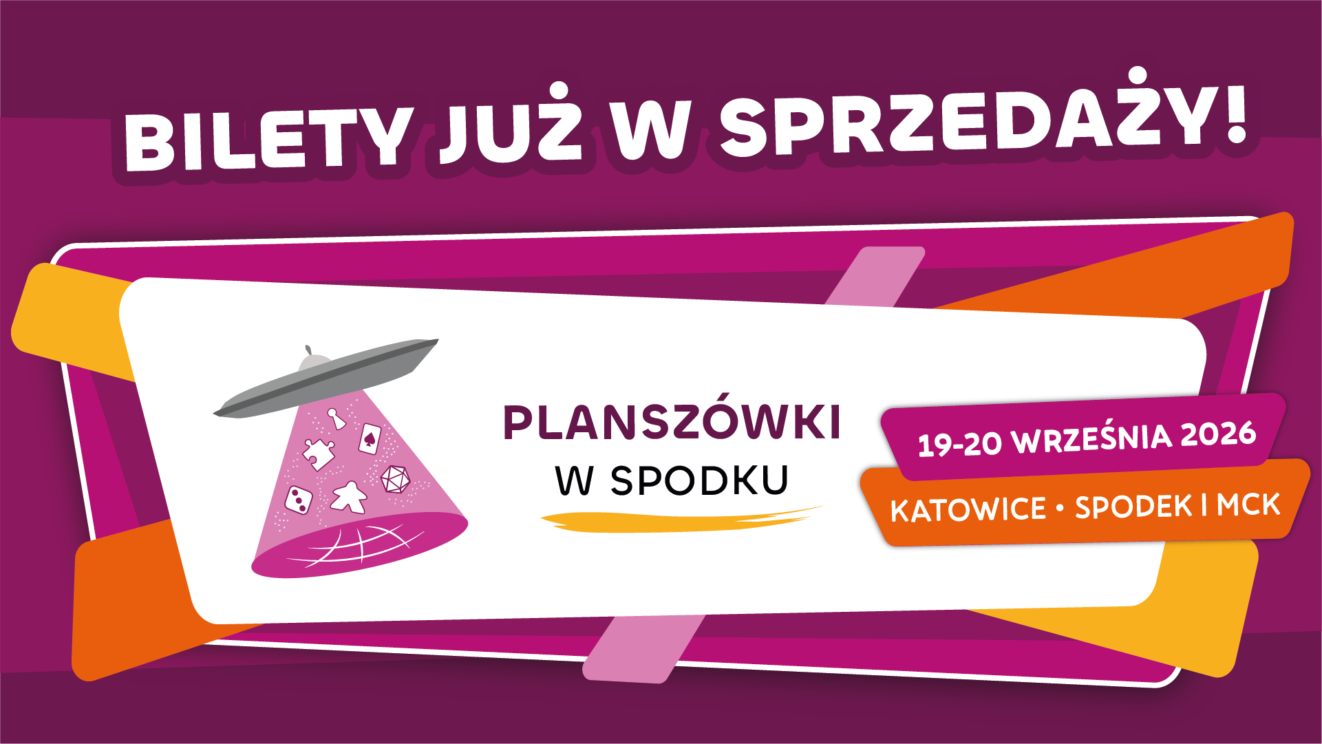 Bilety na&nbsp;Planszówki w&nbsp;Spodku już dostępne!