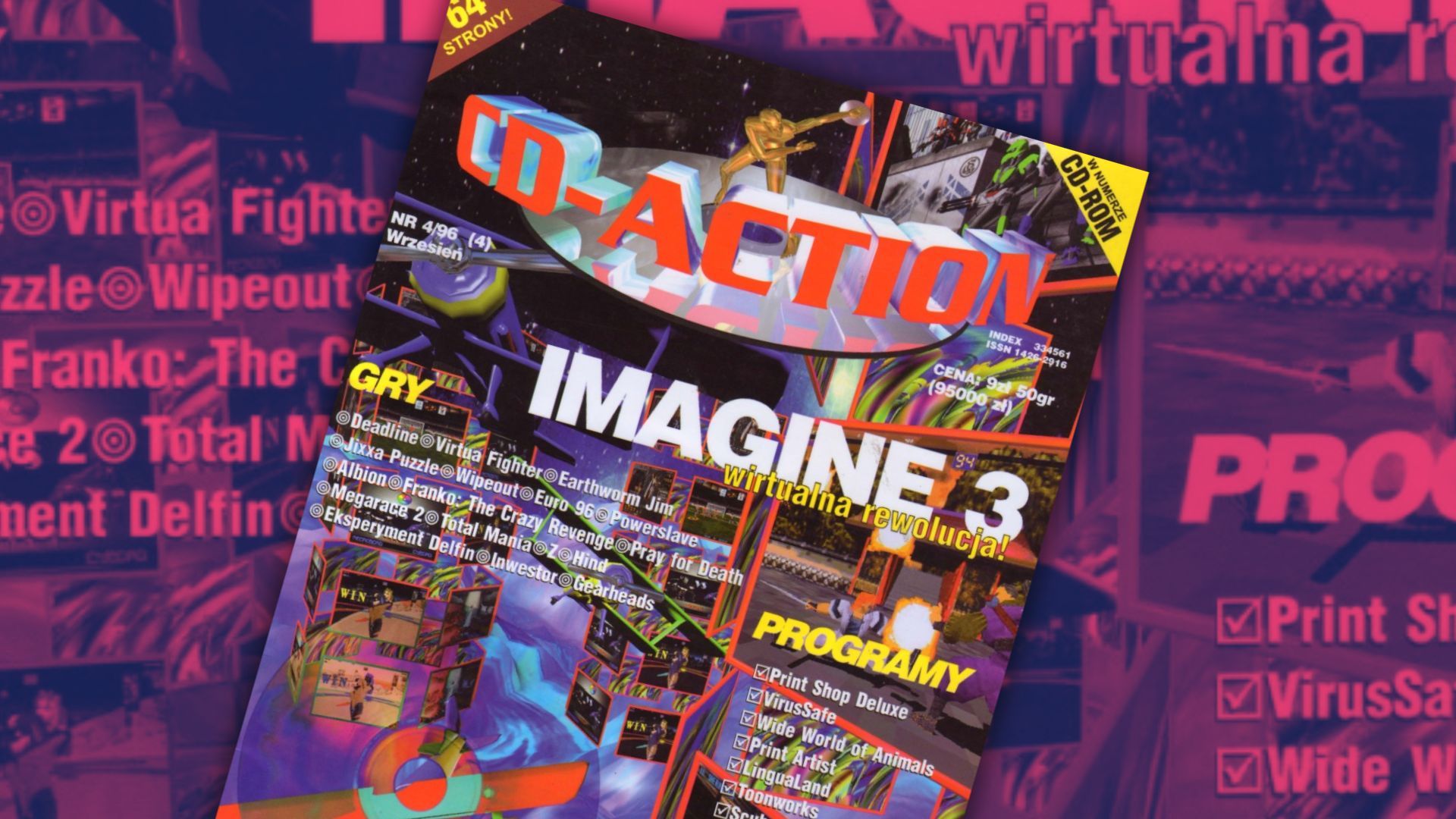 „Mściwy Franek”, „Betonowa dżungla”, Mr Jedi z&nbsp;recenzjami. Sprawdzamy CD-Action 04/1996