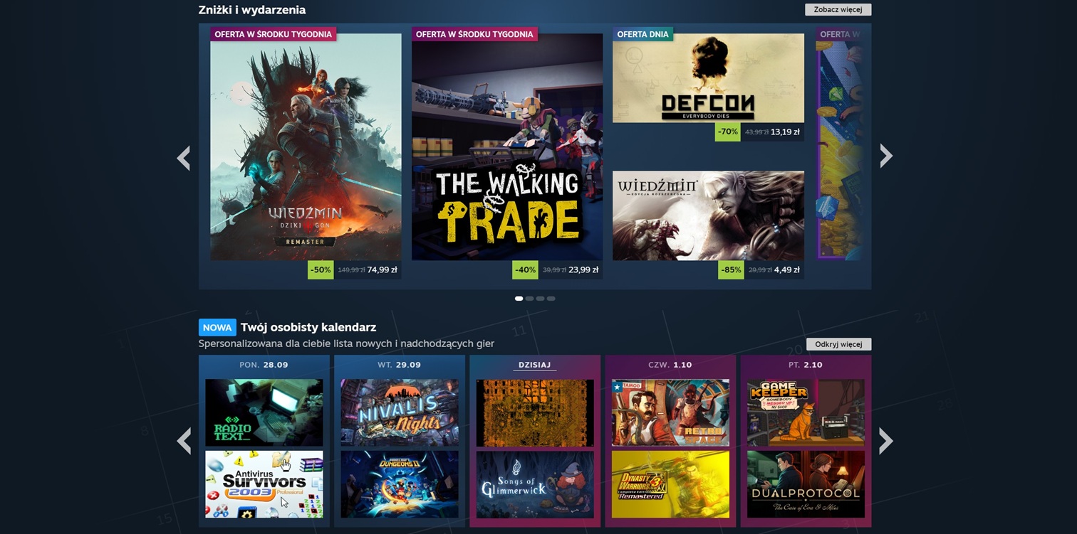 Valve zapowiada zmiany w&nbsp;sekcji zniżek na&nbsp;Steamie. Firma chce wyświetlić nam nawet 10 razy więcej gier dziennie