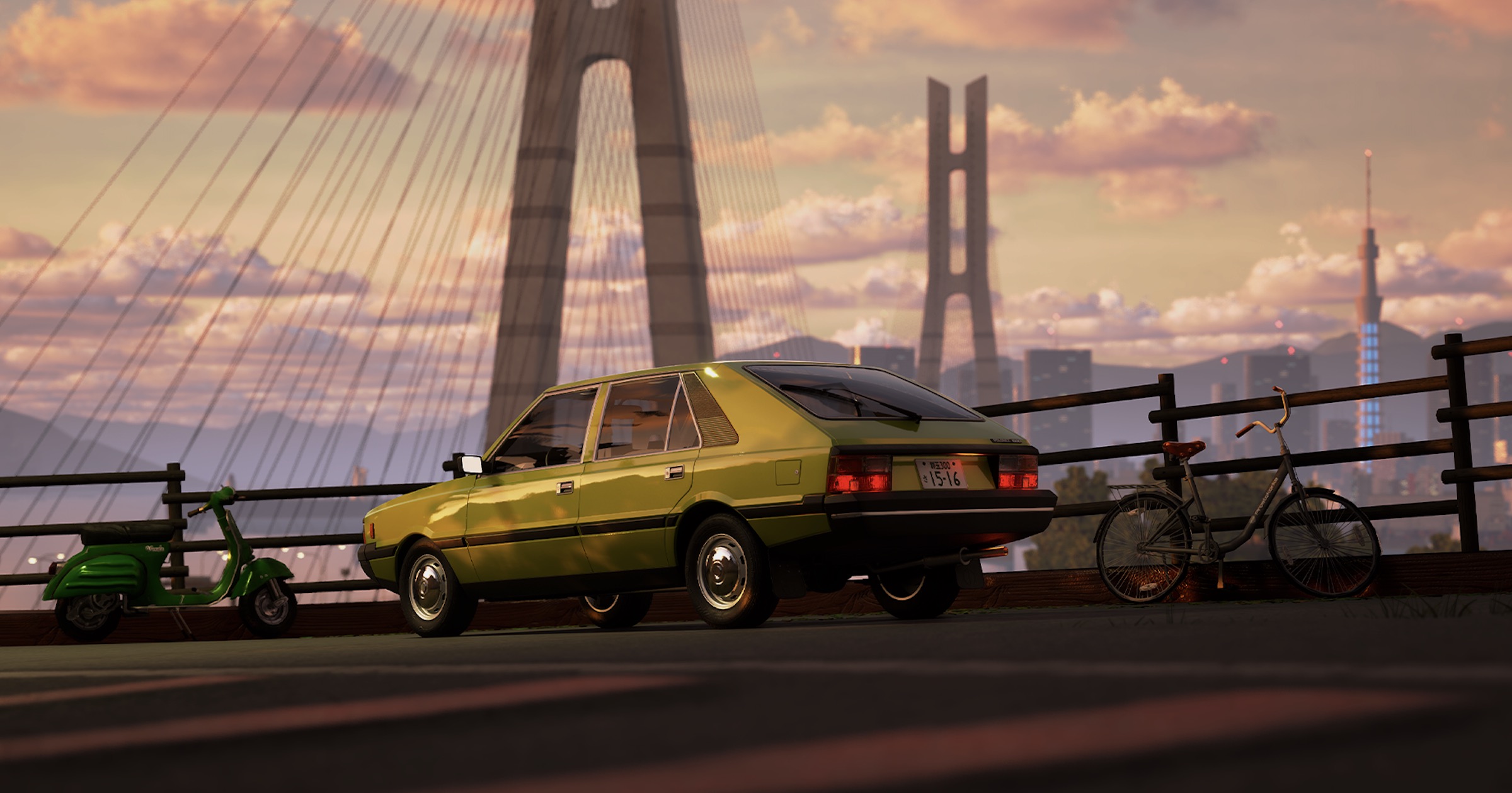 Poczuj się jak Borewicz w&nbsp;„07 zgłoś się”. Kultowy Polonez trafi do&nbsp;JDM: Japanese Drift Master w&nbsp;darmowej aktualizacji