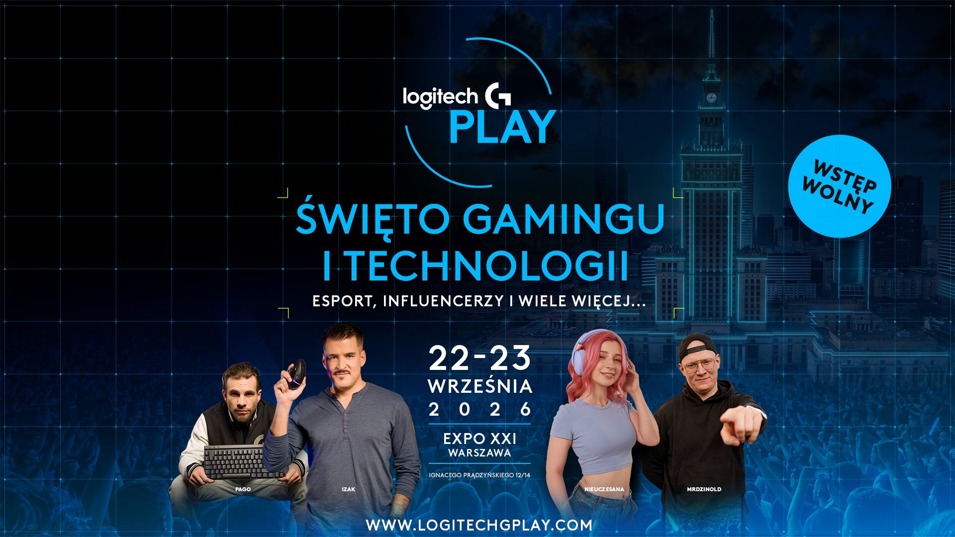 Logitech G PLAY 2026: święto gamingu i&nbsp;technologii