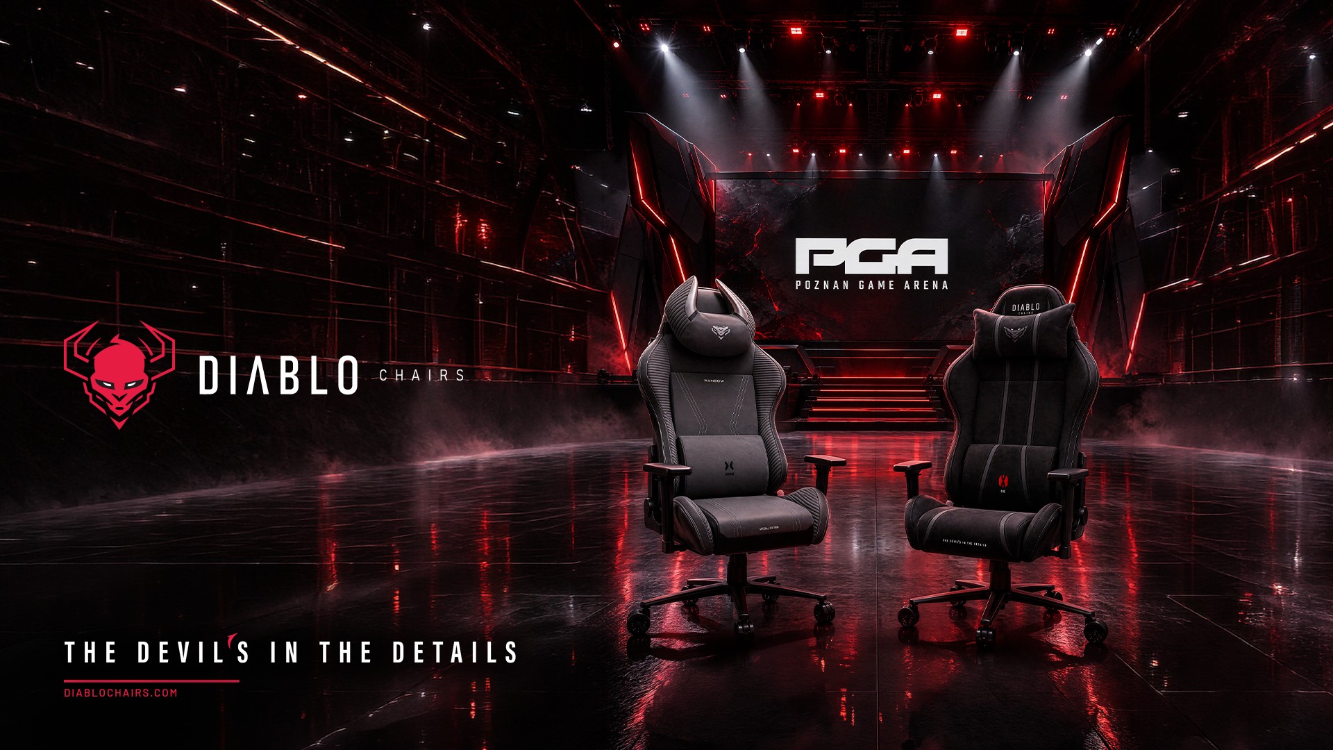 Diablo Chairs na&nbsp;jubileuszowej edycji Poznań Game Arena. Wiele stref, gamingowe emocje i&nbsp;konkursy z&nbsp;nagrodami